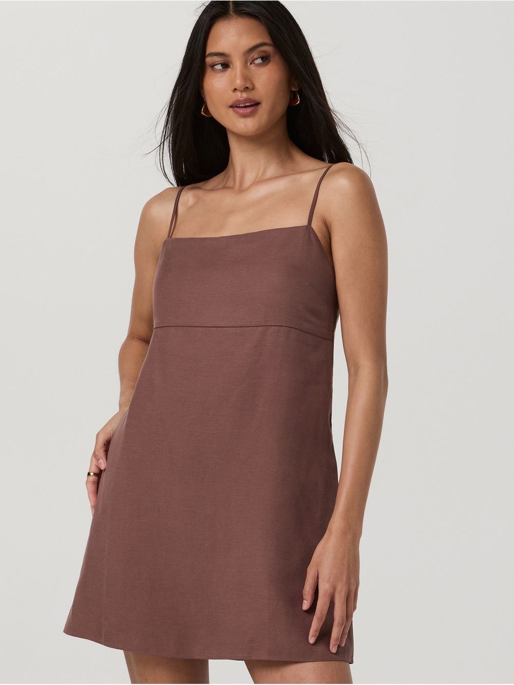 Vuori trestles twill dress sable small nwt